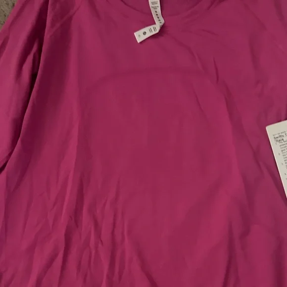 NWT Swiftly Tech Long Sleeve 2.0 Race -Sonic Pink - Picture 7 of 8